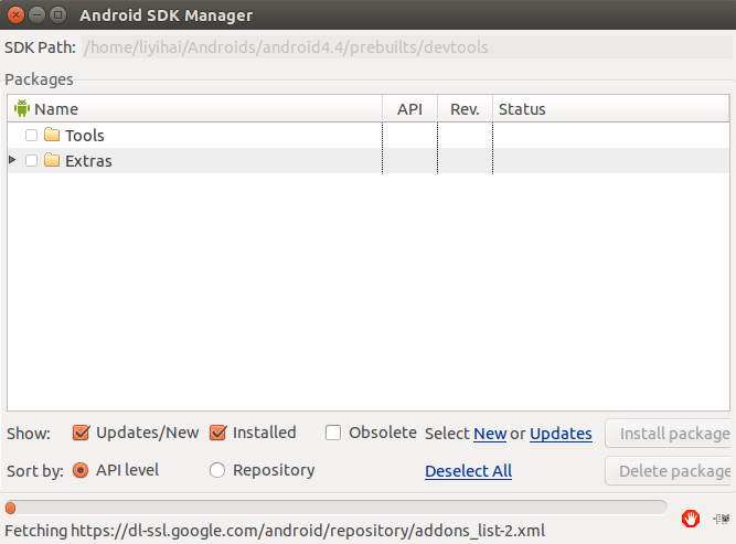 Ubuntu14.04中用模拟器运行Android系统