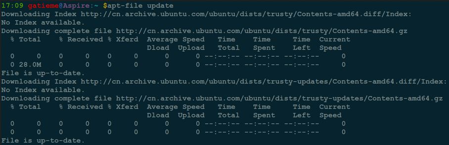 Ubuntu使用apt-file解决库或者文件缺失依赖
