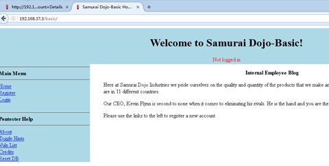 Samuraiwtf-的确是很好的渗透学习平台