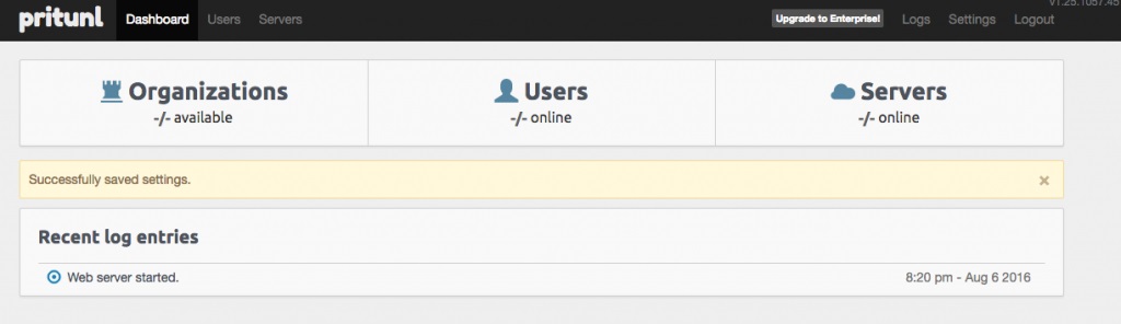 CentOS 7使用Pritunl搭建OpenVPN