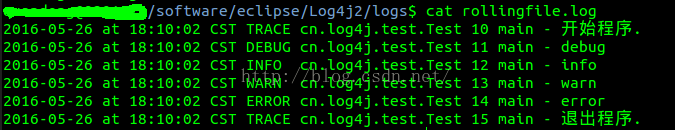 Log4j 2简单使用测试