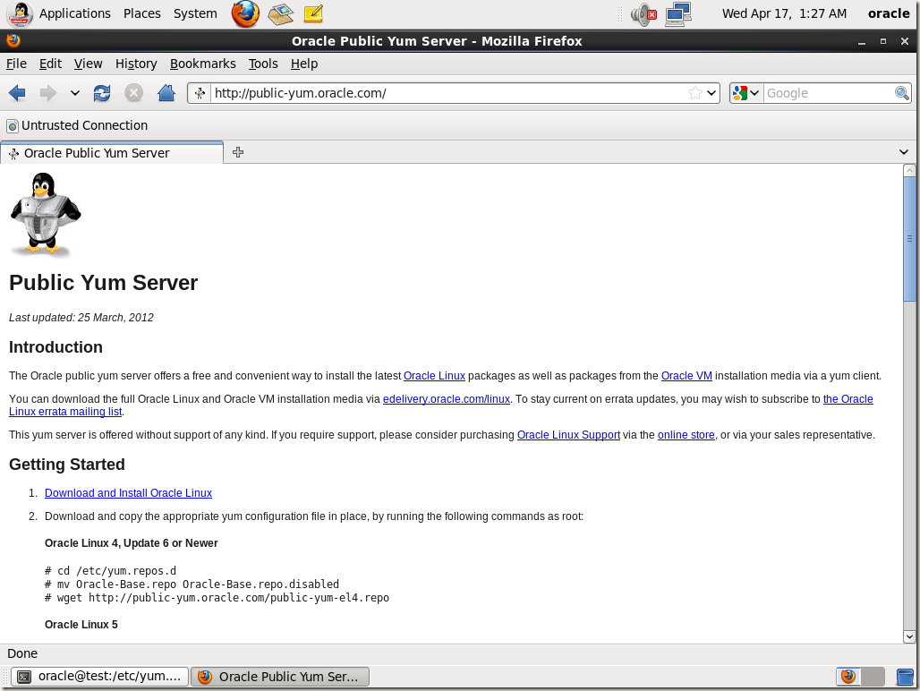 Oracle Linux下Yum无法使用的解决之道