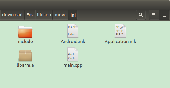ubuntu移植jsoncpp到Android平台