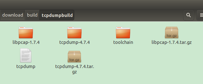 ubuntu移植Tcpdump到Android平台