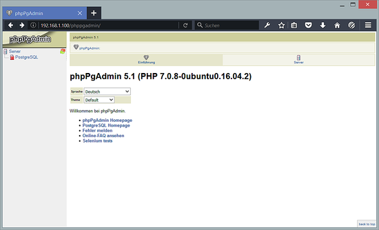 Ubuntu 16.04怎样安装PostgreSQL和phpPgAdmin