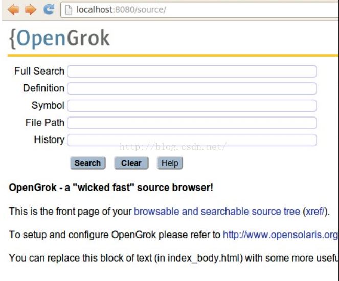 Ubuntu环境下OpenGrok的安装及配置