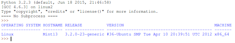Linux平台下Python脚本编程入门(二)