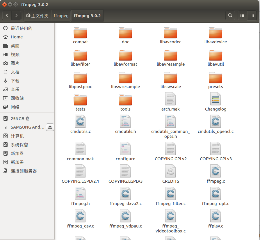 Ubuntu下编译Android版本的ffmepg so库及源码