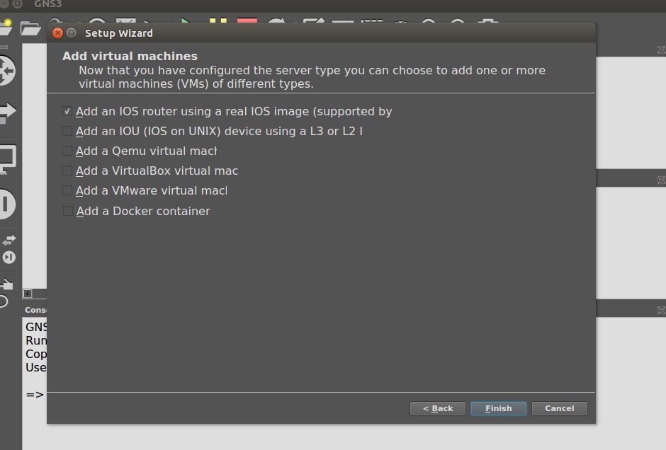 Ubuntu 16.04安装使用GNS3-思科模拟器