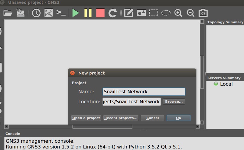 Ubuntu 16.04安装使用GNS3-思科模拟器