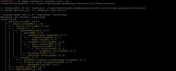 Linux上使用Azure CLI来管理Azure