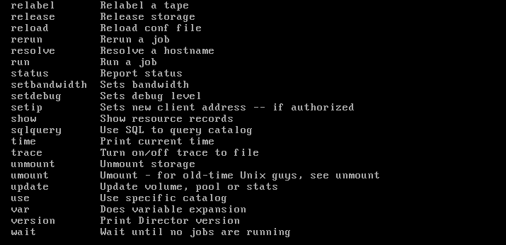 CentOS 7安装配置Bareos备份管理工具