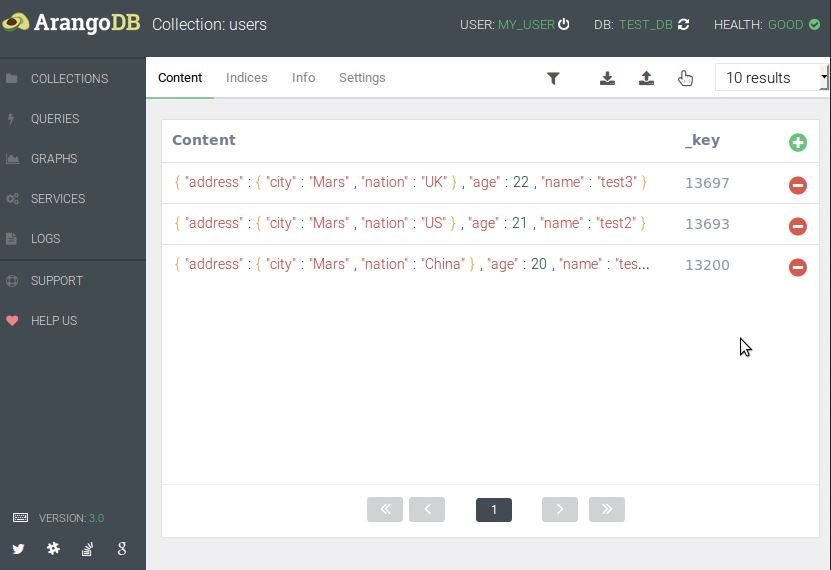 Ubuntu 16.04安装使用ArangoDB