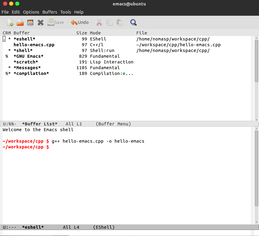 如何用Emacs编译C++代码