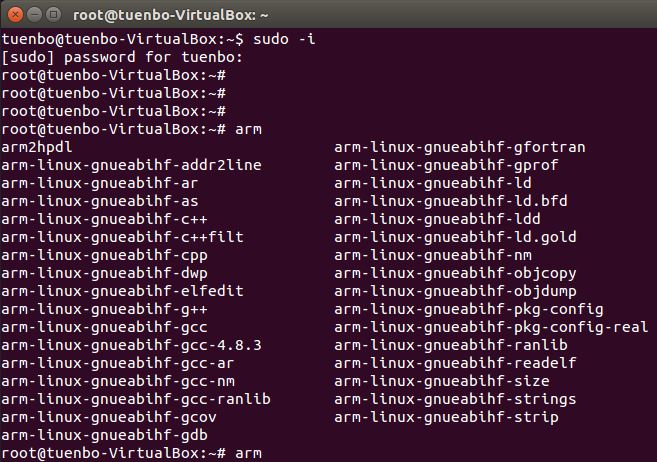 Ubuntu树莓派2b交叉编译环境