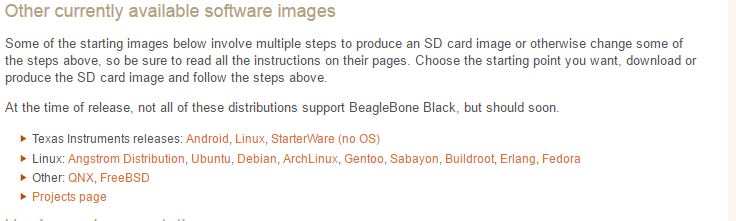 BeagleBone Black从sd卡启动系统(debian、Ubuntu和angstrom)