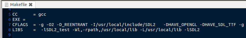 Ubuntu Eclipse SDL编程第一个工程