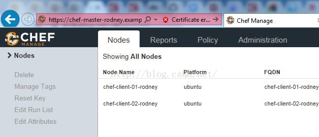在Ubuntu上安装Chef Client 12.13.37并和Chef server关联起来