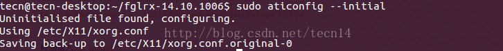 Ubuntu 14.04安装A卡HD7750官方闭源显卡驱动