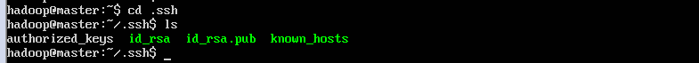 Linux:实现Hadoop集群Master无密码登录(SSH)各个子节点