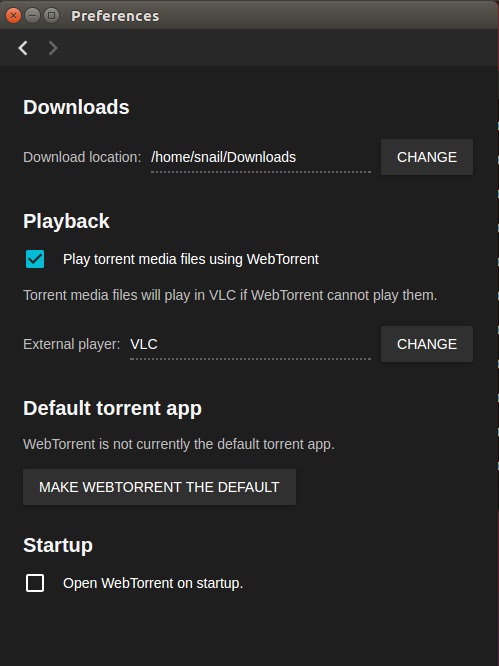 Ubuntu安装WebTorrent桌面版