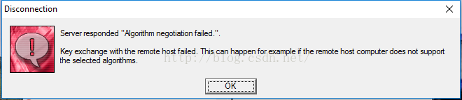 Ubuntu 16.04 Server responded"Algorithm negotiation failed