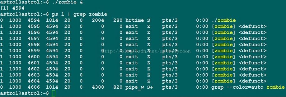 linux避免僵死进程方法总结