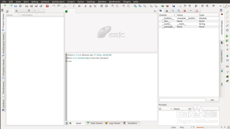 Ubuntu´Python2+PyQt4+Eric6ƽ̨
