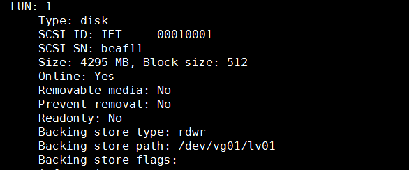 Linux系统下实现iSCSI共享存储