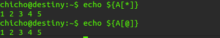 Linux shell中的数组和关联数组