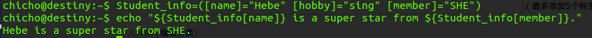 Linux shell中的数组和关联数组