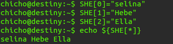 Linux shell中的数组和关联数组