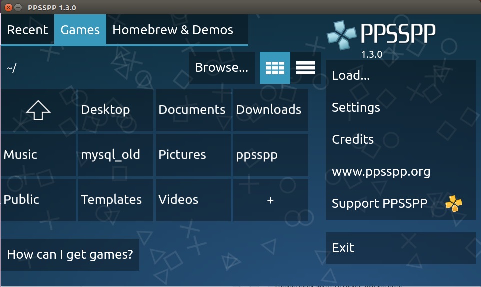 Ubuntu安装PPSSPP-psp模拟器