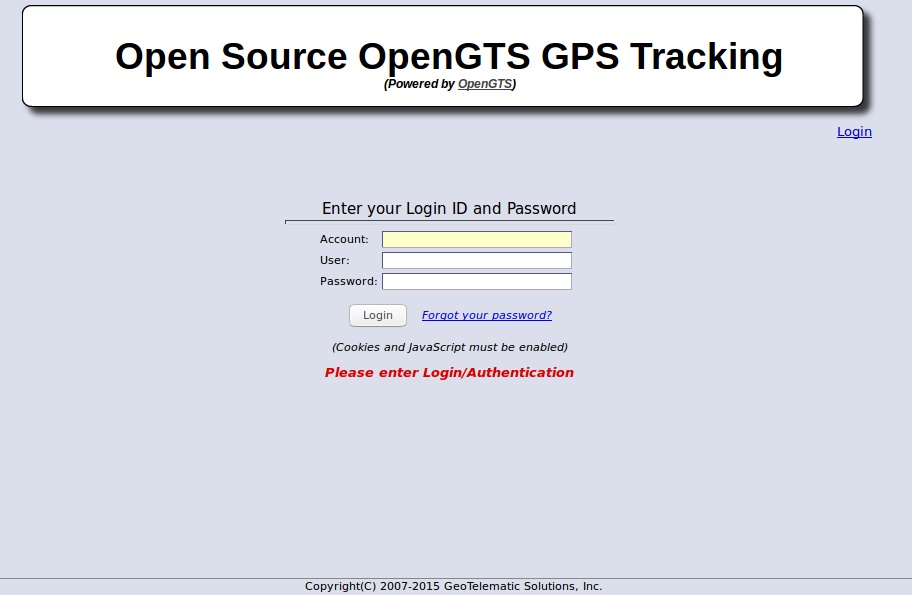 Ubuntu安装OpenGTS-GPS追踪系统