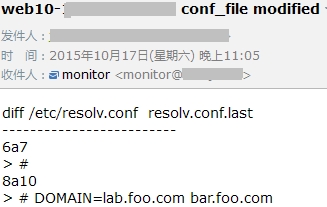 shell脚本批量监控Linux server配置文件的更改