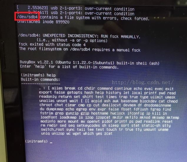 ubuntu开机进入initramfs,Ubuntu启动没有桌面图标