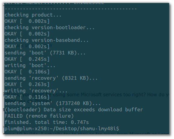 Ubuntu下Nexus 6保留数据线刷Android 5.1.1