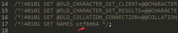 MySQLݿʾUnknown character set: 'utf8mb4'