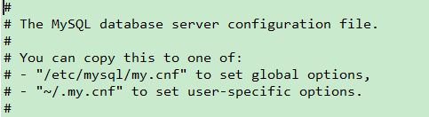 关于在Linux虚拟机中Mysql的乱码问题