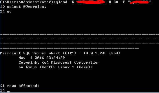 CentOSϰװSQL Server vNext CTP1