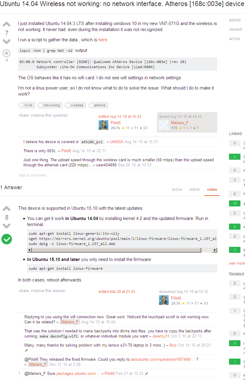 Alienware-17-R2 Ubuntu killer无线网卡