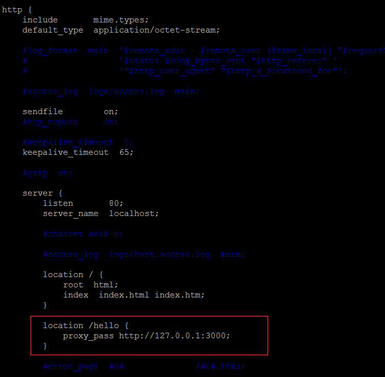 腾讯云下安装nodejs+实现Nginx反向代理