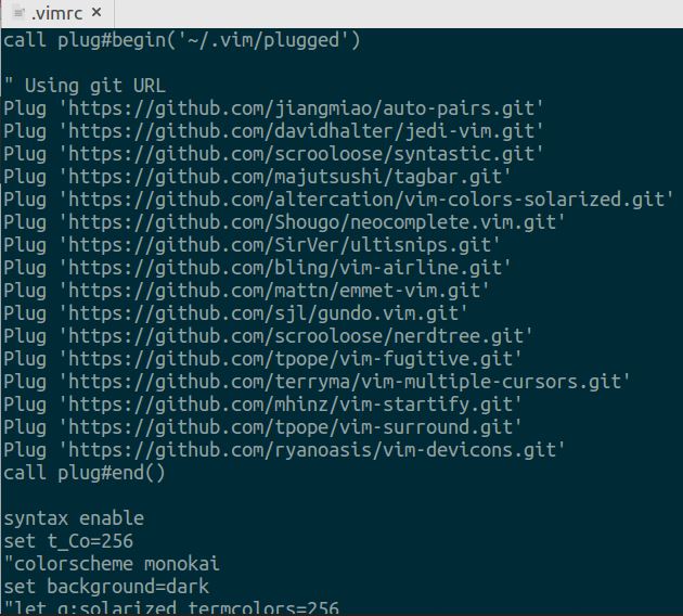 Vim的插件管理插件:Vim-plug