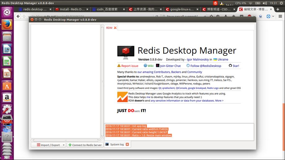 ubuntu16.04redis desktop manager