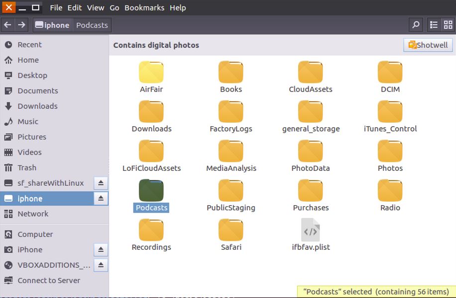 使用libimobiledevice在linux上挂载iphone6