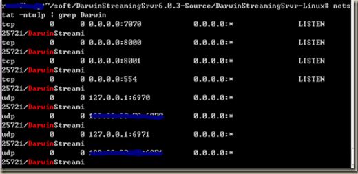 Linux밲װDarwin Streaming Server 6.0.3