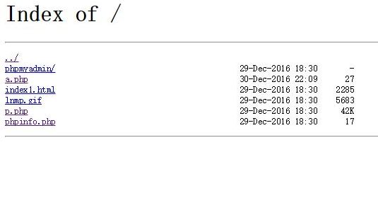 linux系统下ngnix显示目录形式