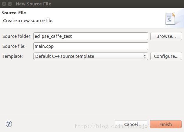 Linux下基于eclipse的C++工程调用caffe的c++接口