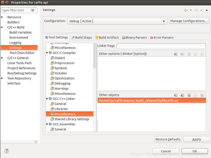 Linux»eclipseC++̵caffec++ӿ