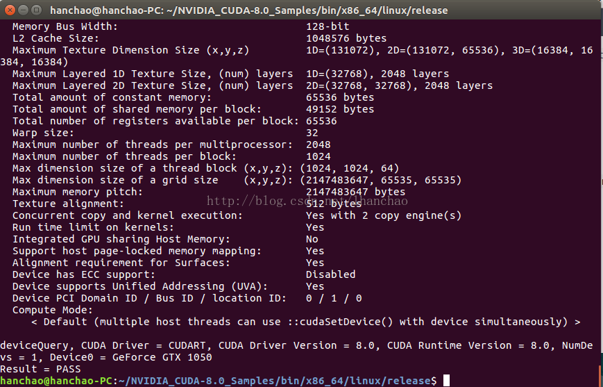 Ubuntu16.04+GTX 1050+cuda8.0+cuDNN5.1+caffeװ